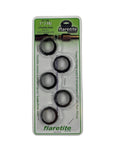 1" (-16) Blister Pack of 5 seals, 37° JIC 316 Stainless Steel Loctite® Coated High Temp