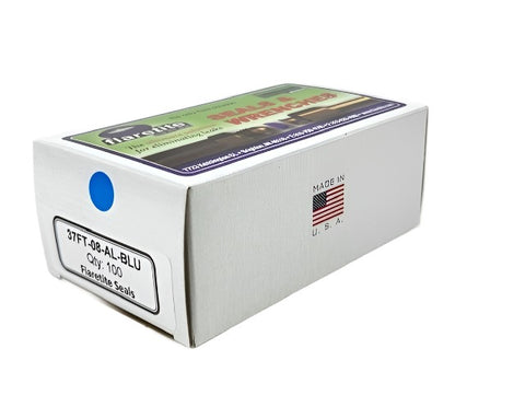 1/2" (-08), Kraft Box of 100 seals, 37° JIC Aluminum Loctite® Coated