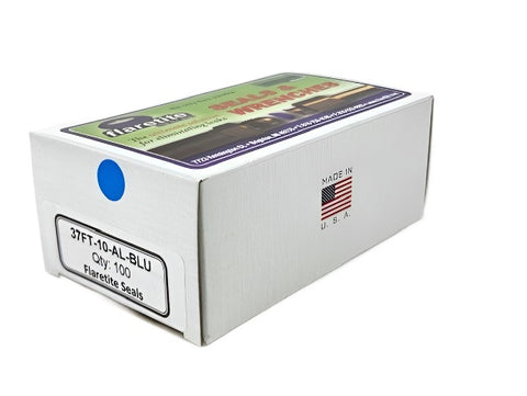 5/8" (-10), Kraft Box of 100 seals, 37° JIC Aluminum Loctite® Coated