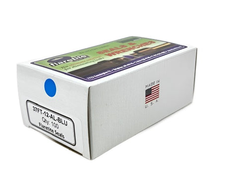 3/4" (-12), Kraft Box of 100 seals, 37° JIC Aluminum Loctite® Coated