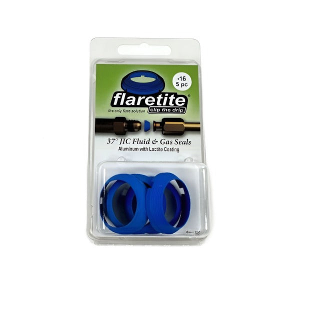 1" (-16), Clam Shell of 5 seals, 37° JIC Aluminum Loctite® Coated
