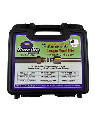 Large Variety Kit, 61 Seals, 37° JIC Copper Loctite® Coated