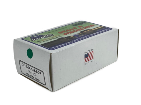 1/2" (-08), Kraft Box of 100 seals, 37° JIC 316 Stainless Steel Loctite® Coated