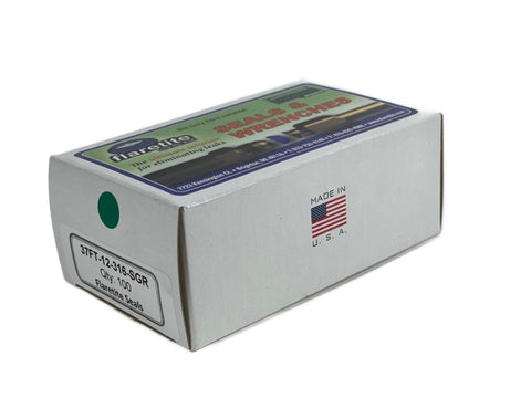3/4" (-12), Kraft Box of 100 seals, 37° JIC 316 Stainless Steel Loctite® Coated