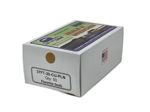 1-1/4" (-20), Kraft Box of 50 seals, 37° JIC Copper Plain (Without Loctite®)
