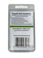 3/16" (-03), Clam Shell of 10 seals, 37° JIC 316 Stainless Steel Plain (Without Loctite®)