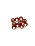 1/4" (-04), Clam Shell of 10 seals, 37° JIC 304 Stainless Steel Loctite® Coated