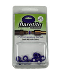 1/4" (-04), Clam Shell of 10 seals, 37° JIC Copper Loctite® Coated