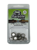 3/8" (-06), Clam Shell of 10 seals, 37° JIC 304 Stainless Steel Plain (Without Loctite®)