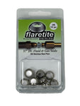 3/8" (-06), Clam Shell of 10 seals, 37° JIC 304 Stainless Steel Plain (Without Loctite®)