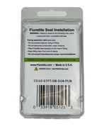 1/2" (-08), Clam Shell of 10 seals, 37° JIC 316 Stainless Steel Plain (Without Loctite®)