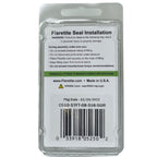 1/2" (-08) Clam Shell of 10 seals, 37° JIC 316 Stainless Steel Loctite® Coated