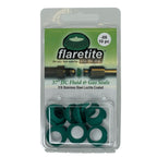 1/2" (-08) Clam Shell of 10 seals, 37° JIC 316 Stainless Steel Loctite® Coated