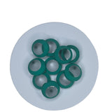 5/8" (-10) Clam Shell of 10 seals, 37° JIC 316 Stainless Steel Loctite® Coated