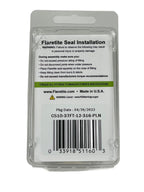3/4" (-12), Clam Shell of 10 seals, 37° JIC 316 Stainless Steel Plain (Without Loctite®)