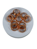3/4" (-12), Clam Shell of 10 seals, 37° JIC Copper Plain (Without Loctite®)