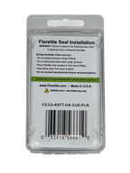 1/4" (-04), Clam Shell of 10 seals, 45° SAE 316 Stainless Steel Plain (Without Loctite®)