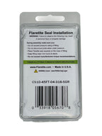1/4" (-04), Clam Shell of 10 seals, 45° SAE 316 Stainless Steel Loctite® Coated