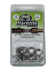 3/8" (-06), Clam Shell of 10 seals, 45° SAE 316 Stainless Steel Plain (Without Loctite®)