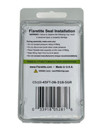 3/8" (-06), Clam Shell of 10 seals, 45° SAE 316 Stainless Steel Loctite® Coated