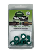 3/8" (-06), Clam Shell of 10 seals, 45° SAE 316 Stainless Steel Loctite® Coated