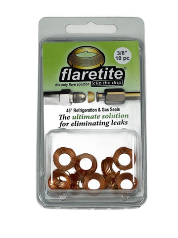 3/8" (-06), Clam Shell of 10 seals, 45° SAE Copper Plain (Without Loctite®)