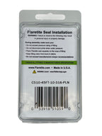 5/8" (-10), Clam Shell of 10 seals, 45° SAE 316 Stainless Steel Plain (Without Loctite®)