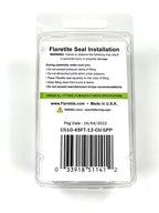 3/4" (-12), Clam Shell of 10 seals, 45° SAE Copper Loctite® Coated