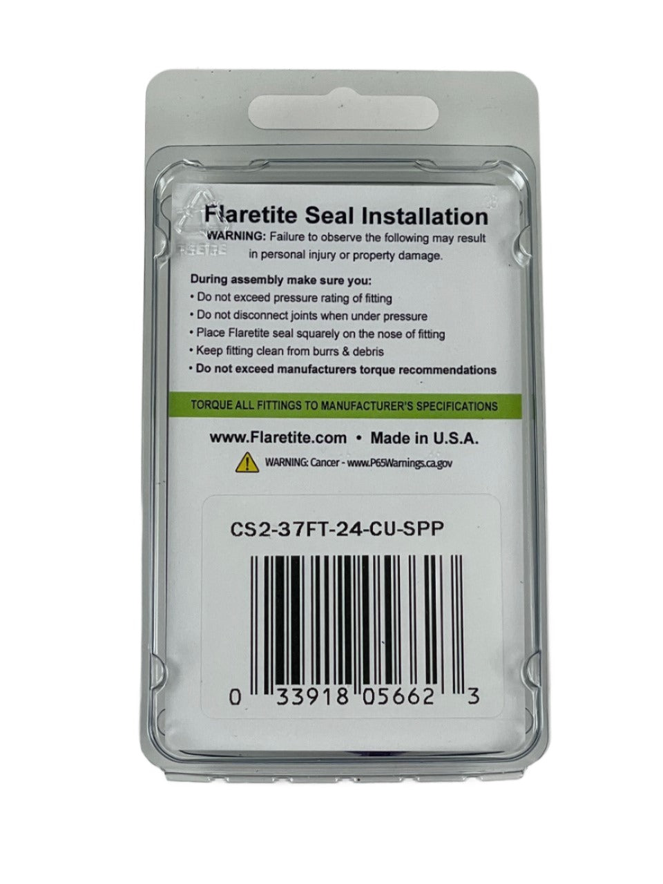 1-1/2" (-24), Clam Shell of 2 seals, 37° JIC Copper Loctite® Coated