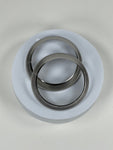 2" (-32), Clam Shell of 2 seals, 37° JIC 316 Stainless Steel Plain (Without Loctite®)