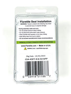 1/4" and 3/8" Combo Clam, 4 Seals, 45° SAE Copper Loctite® Coated