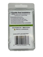 7/8" (-14), Clam Shell of 5 seals, 37° JIC 316 Stainless Steel Plain (Without Loctite®)
