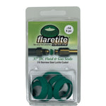 7/8" (-14) Clam Shell of 5 seals, 37° JIC 316 Stainless Steel Loctite® Coated