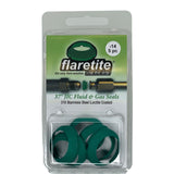 7/8" (-14) Clam Shell of 5 seals, 37° JIC 316 Stainless Steel Loctite® Coated