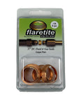 7/8" (-14), Clam Shell of 5 seals, 37° JIC Copper Plain (Without Loctite®)
