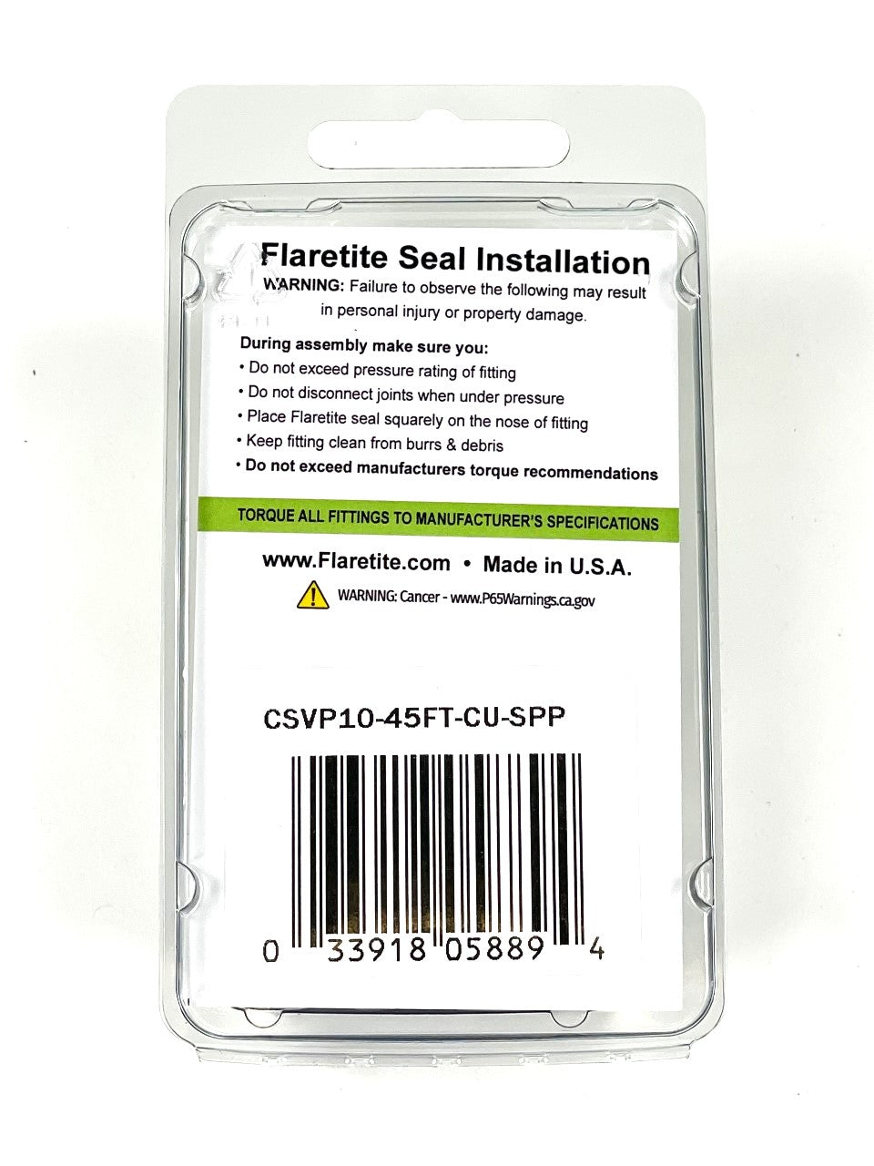 Clam Shell Variety Kit, 10 Seals, 45° SAE Copper Loctite® Coated